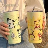 ราคา แก้วเก็บความเย็น แก้ว กระติกน้ําเก็บความเย็น กระติกเก็บความเย็น Sanrio Pacha Dog Winnie the Pooh กร (25880348501)
