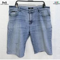 ราคา D&G Dolce & Gabbana แท้ เอว40 กางเกงยีนส์ขาสั้นสปอตวินเทส (14441182315)