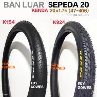 ราคา KENDA ยางนอก บางที 20x1.75 ยางนอกจักรยาน ขนาด 20 (28815189635)