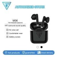 ราคา หูฟังบลูทูธ หูฟังสเตอริโอ หูฟังไร้สาย แยกเสียงซ้ายขวา TWSรุ่น ProM06 เสียงดีคมชัด (24755442166)