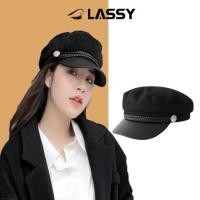 ราคา LASSY หมวกกะลาสีเกาหลี หมวกเบเรต์สไตล์ทหาร สายปรับได้ [T1- KHO1] (43808812822)