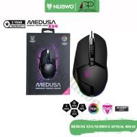 ราคา Nubwo X54MOUSE(เม้าส์)OPTICAL GAMING รุ่นMEDUSA X54 (7546427738)