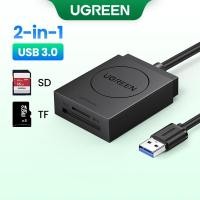 ราคา Ugreen SD Card Reader USB 3.0 Dual Slot Flash Memory Card Reader TF SD Micro SDXC SDHC MMC RS-MMC Micro SDXC Micro SDHC UHS-I สําหรับ Mac Windows Linux Chrome อ ่ าน 2 การ ์ ด Simultane (1136530788)