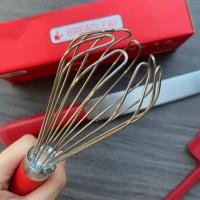 ราคา Breadleaf Whisk with Non-slip Handle ตะกร้อมือ ตระกร้อตีไข่ breadleaf (21891118019)