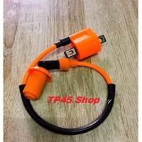 ราคา คอยล์ไฟแต่งทุกรุ่น คอยล์จุดระเบิด พร้อมปลั๊กในสาย สำหรับรถคาร์บูฯทุกรุ่น Honda Yamaha [ใส่รถคาร์บูได้ทุกรุ่น] (12236826281)