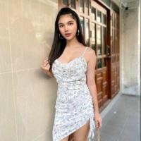 ราคา สายเดี่ยวคอถ่วงลายดอก (6319396148)