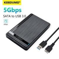 ราคา 2.5 "HDD Enclosure SATA to USB 3.0 ฮาร์ดไดรฟ์ภายนอกมือถือสําหรับแล็ปท็อป PC 5Gbps Speed Enclosure SATA SSD HDD Storage Case (25546211389)