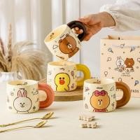 ราคา Line Friends แก้วเซรามิคพร้อมกระเป๋า 460ml (52500071003)
