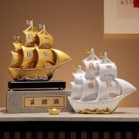 ราคา แล่นเรือใบเรียบเครื่องประดับเรือโคมไฟสร้างสรรค์ห้องนั่งเล่นระเบียงตู้เครื่องประดับโคมไฟตั้งโต๊ะตกแต่งงานฝีมือเรซิน (28753294975)