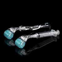 ราคา 2 in 1 540pin Titanium Face Roller Hair Growth Dermaroller ไม่มีรอยต่อ (27116726352)