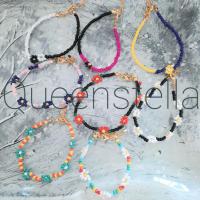 ราคา สร้อยข้อมือลูกปัดดอกเดซี่/สร้อยข้อมือดอกเดซี่สีรุ้ง (7984376117)