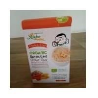 ราคา โจ้กข้าวกล้องงอกออร์แกนิค ผสมข้าวโพดหวาน และแครอท (1 กล่อง) 5 ซอง x 16 g #487 (709931514)