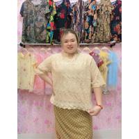 ราคา เสื้อลูกไม้ เสื้อผ้าผู้ใหญ่ อก50-52ลูกไม้สาวอวบ รุ่น8118 (16196138213)