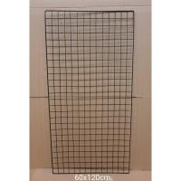 ราคา ☘ตะแกรงเหล็ก เคลือบพลาสติก☘ # ขนาด 60x120 cm สีดำ (ราคาต่อ 3 ชิ้น(ของจริง แข็งแรง ตรงปก) (6089475814)