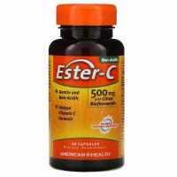 ราคา American Health, Ester-C, 500 mg, 60 Capsules (ไม่เป็นกรด) พร้อมส่ง หมดอายุ 07/2023 (9502047558)