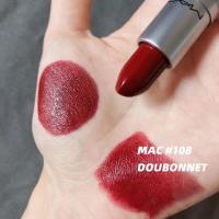 ราคา M.A.C Amplified Lipstick #108 สี Dubonnet ลิปสติก mac พร้อมกล่องและถุงแบรนด์ แถมตัวอย่างน้ำหอม2ml ล (24384201971)