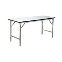 ราคา Delicato โต๊ะพับหน้าขาวปิดโฟเมก้า60x150x75 ซม.รุ่นTF-2460 (18840435349)