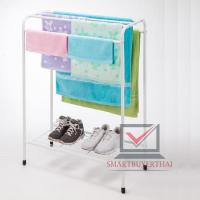 ราคา ราวตากผ้าอเนกประสงค์ พร้อมที่วางรองเท้า ราวตากผ้าตัวสูงMP1042แข็งแรง ทนทาน ใช้ได้นาน sb99 (6451270068)