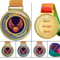 ราคา 10 ถึง 50 ชิ้น 2.55 นิ้วทองสีเหรียญบาสเกตบอล Trophy รางวัลเหรียญ Trophies ของขวัญรางวัล Tournament Champion Team 1st Place First LQ-2-002 (41577281384)