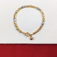 ราคา สร้อยข้อมือสองกษัตริย์ 2K ห้อยกระพรวน ความยาว 7 นิ้ว สร้อยสองกษัตริย์ สร้อยไมครอน สร้อยข้อมือแฟชั่น มือสองกษัตริย์ (13936673272)