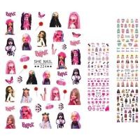 ราคา 【ขายดี】รัก. 2023 ใหม่การ์ตูนตุ๊กตาบาร์บี้สติกเกอร์เพ้นท์เล็บสติ๊กเกอร์ติดเล็บ (40076180492)