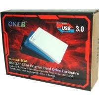 ราคา OKER USB 3.0 SATA BOX External Hard Drive รุ่น ST-2568 รองรับ Hard Drive ความจุได้สูงสุด 3 TB (172505645)