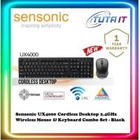 ราคา Sensonic UX4000 Wireless Desktop 2.4GHz Wireless Mouse & Keyboard Combo Set - สีดํา (22369171299)
