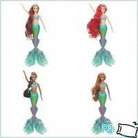 ราคา ตุ๊กตาเจ้าหญิง หน้า 35 ซม. มีไฟและดนตรี ตุ๊กตานางเงือก น่ารัก เล่นของเล่นบ้าน (56653863212)