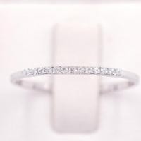 ราคา Lucky Gems แหวนทองแท้ 9k (37.5%) เพชร CZ แหวนแถวน่ารัก ทองคำขาว 9kcz101 (29666645780)