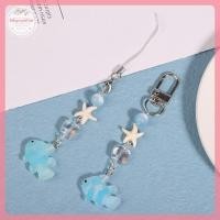 ราคา STHB Y2K Blue Sea Fish ปลาดาวโทรศัพท์ Charms จี้น่ารักลูกปัด Handmade สาวหวานพวงกุญแจสําหรับกระเป๋ากล้องแขวน VN (41524683109)
