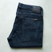 ราคา [DEFECT] Tight Long John Chain Worn ยีนส์ฟอกทรงสกินนี่ Nudie ของแท้ 100% (8468074230)