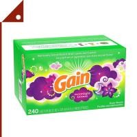 ราคา Gain : GANMLB-240* แผ่นอบผ้า แผ่นปรับผ้านุ่ม Fabric Softener Dryer Sheets, Moonlight Breeze, 240 Sheets (10889493755)