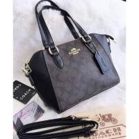 ราคา ❤️Coach ทรงพัดมินิ ทรงสวย หนังดี ปั้มทุกจุด จุของได้เยอะ สายปรับสั้นยาวได้ (19568391954)