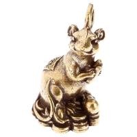 ราคา Teeny-weeny 2020 ของขวัญปีใหม่ Lucky mouse หนูปีตกแต่งโต๊ะทองแดงความมั่งคั่งหนูตุ๊กตา ทวิ (51354504049)