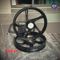 ราคา ล้อแม็ก มีโอ/ฟีโน่/ MIO/MIO115, FINO,NOUVO/NOUVO-MX (5ก้าน) สีดำเงา⚫️(พร้อมลูกปืน)ขนาด1.4*14-1.6*14 ขอบ14 (29875851293)