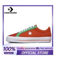 ราคา 【100%Original】Converse One Star Pro รองเท้าผ้าใบหนังสูงต่ำสีส้มสำหรับผู้หญิงและผู้ชาย 171932C (27673289148)