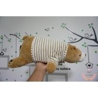 ราคา ตุ๊กตาหมีขี้เซาใส่เสื้อ ตุ๊กตาหมีขั้วโลก (หมีโพล่าร์) สีน้ำตาล ขนาด 45 cm (523862506)