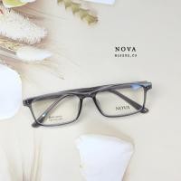 ราคา กรอบ พร้อม ตัดเลนส์สายตา แว่นตา NOVA รุ่น BL3252 - C3 สีดำเทาใส ผลิตจากพลาสติกAcetate (29155743646)