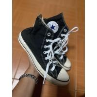 ราคา Converse All Star สีดำ ไซร้ 38/24.5 มือสองของแท้ (41515179432)