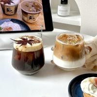 ราคา Creative Iced ถ้วยกาแฟแก้วโปร่งใสถ้วยน้ําผลไม้ถ้วยนม Iced American Latte ถ้วยเครื่องดื่มเย็นถ้วย Influencer ถ้วย (54452979559)