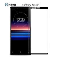 ราคา ฟิล์มกระจกนิรภัยกันรอยหน้าจอ แบบเต็มจอ สําหรับ Sony Xperia 1 Xperia 1 (14958967864)