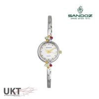 ราคา นาฬิกา SANDOZ รุ่น SD99263AG02 หน้าขาวเข็มทอง สำหรับผู้หญิง (28674061892)