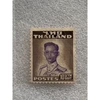 ราคา แสตมป์พระรูป ร.9 ชุดที่ 2 ดวง10บาท ปี2498 (27129395200)