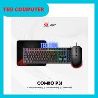 ราคา FANTECH 3 IN 1 COMBO P31 GAMING KEYBOARD MOUSE MOUSEPAD (28632007788)