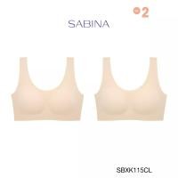 ราคา Sabina ซาบีน่า เสื้อชั้นใน (Set 2 ชิ้น) (ไม่มีโครง) รุ่น Soft Collection รหัส SBXK115CL สีเนื้ออ่อน (23135573947)