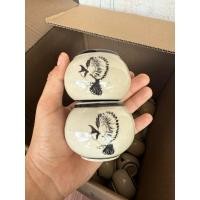 ราคา แก้วเซรามิคลายนกกางปีกขนาดใหญ่1คู่คละสี (29632017791)