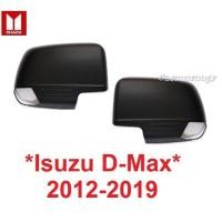 ราคา สีดำด้าน ครอบกระจก Isuzu D-max 2012 - 2019 อีซูซุ มิวเอ็กซ์ ดีแมค ดีแม็กซ์ DMAX ครอบกระจกมองข้าง ครอบกระจกข้าง หูกระจก (29374863984)