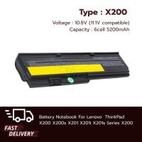 ราคา ( ส่งฟรี ) Lenovo Battery แบตเตอรี่ Lenovo ThinkPad X200 X200s X201 X201i X201s ของใหม่ (378687396)