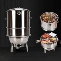 ราคา เตาปิ้งย่างอบไก่อบหมูZB-KL ถังแขวนปิ้งย่าง ไก่ ปลา หมู เป็ดอบถัง (52650464391)