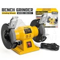 ราคา DELTON มอเตอร์หินเจียร มอเตอร์หินไฟ 5 นิ้ว (125 มม.) 350W 1/3 แรงม้า (HP) หินเจียร Bench Grinder หินเจียร์ รุ่น BG-350 (28655520245)